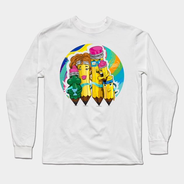 Pastelle Family Long Sleeve T-Shirt by TheophilusMarks